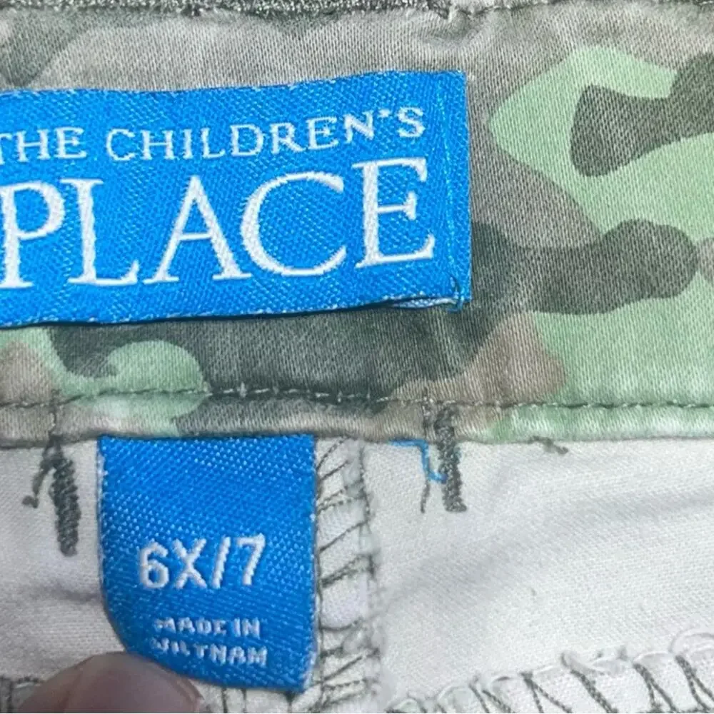 The Children's Place Green Camouflage Pants 6x/7